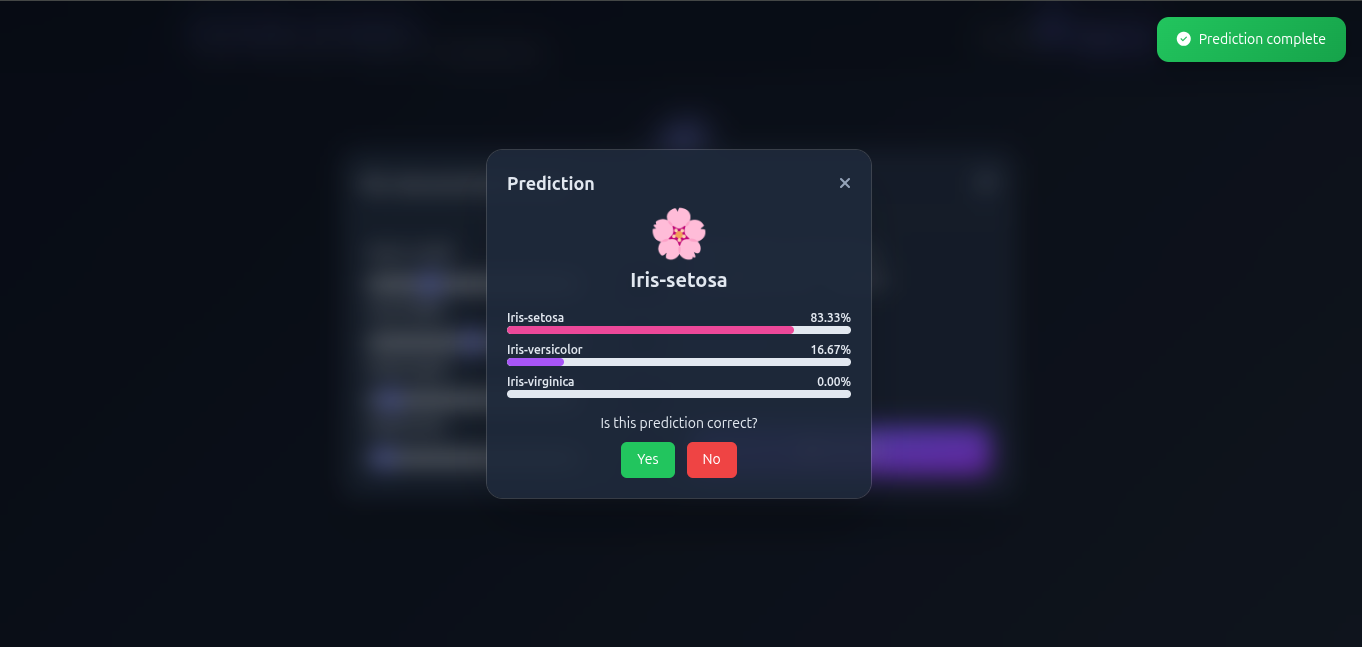 Iris Classifier preview